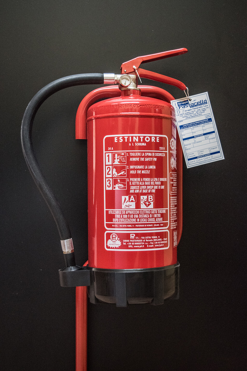 Estintore a schiuma da 6 litri