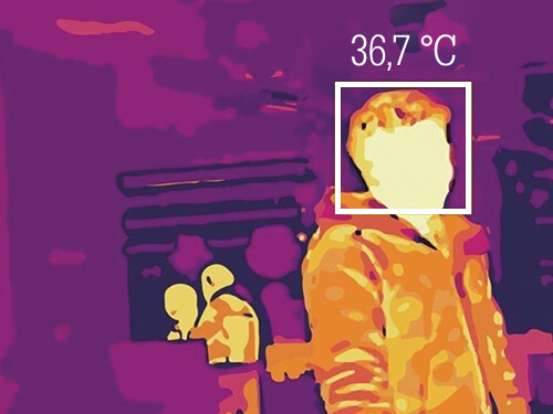 Rilevazione temperatura corporea tramite sistema di telecamere